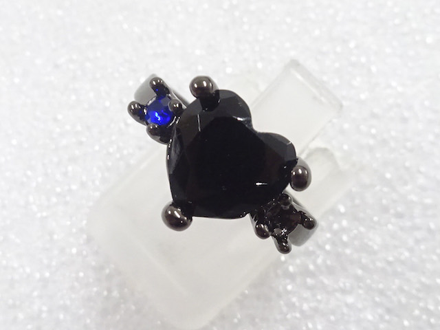 JAPANESE KIMONO / ANTIQUE COLORED STONE RING (SIZE 8)
